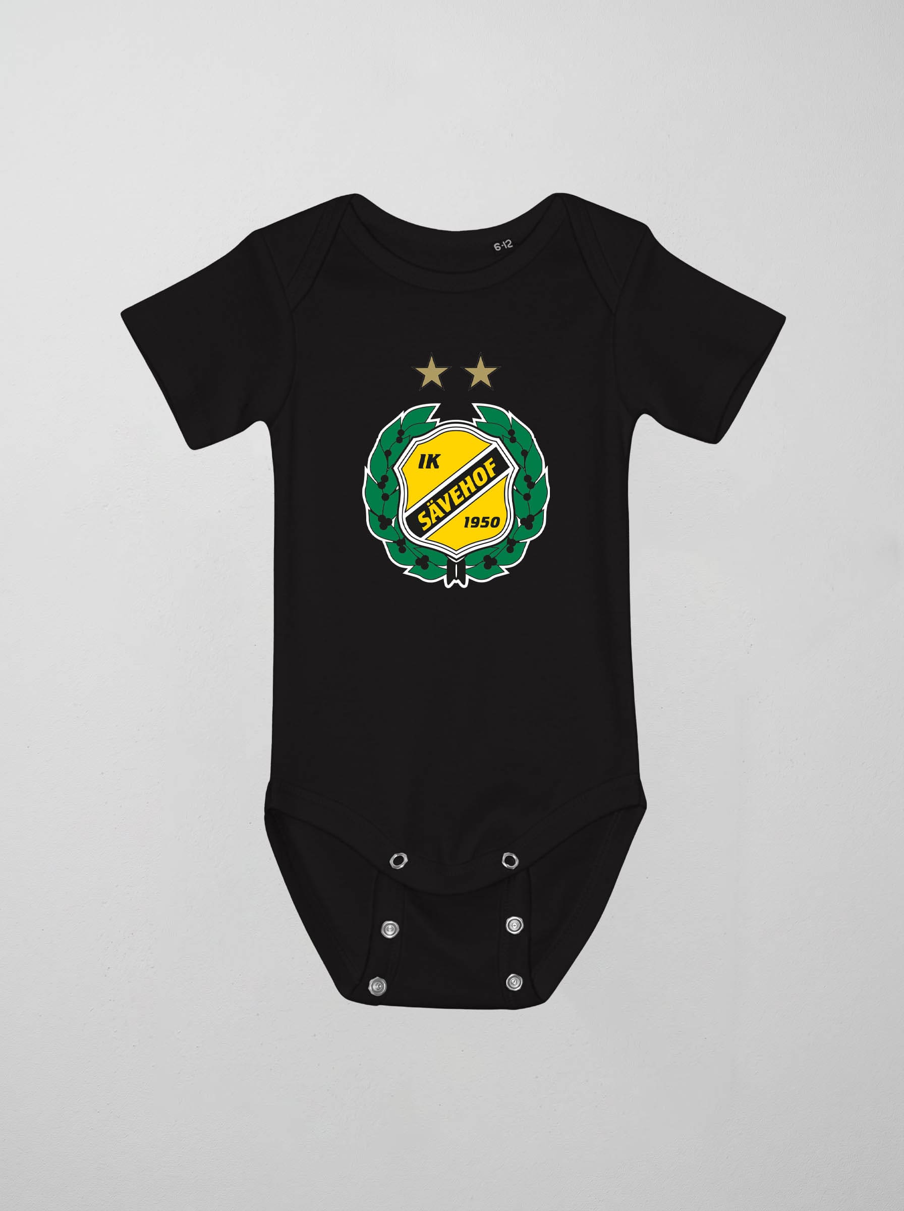 Baby body - klubbmärke kortärmad